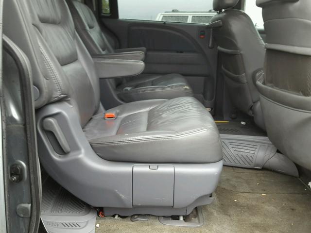 5FNRL38756B104950 - 2006 HONDA ODYSSEY EX BLUE photo 6