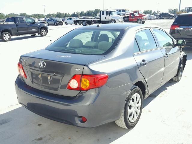 2T1BU40E59C161561 - 2009 TOYOTA COROLLA BA GRAY photo 4