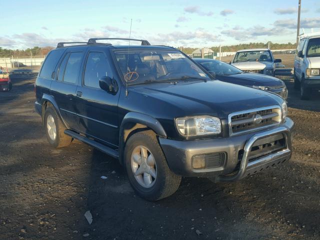 JN8DR07YX1W519191 - 2001 NISSAN PATHFINDER BLACK photo 1