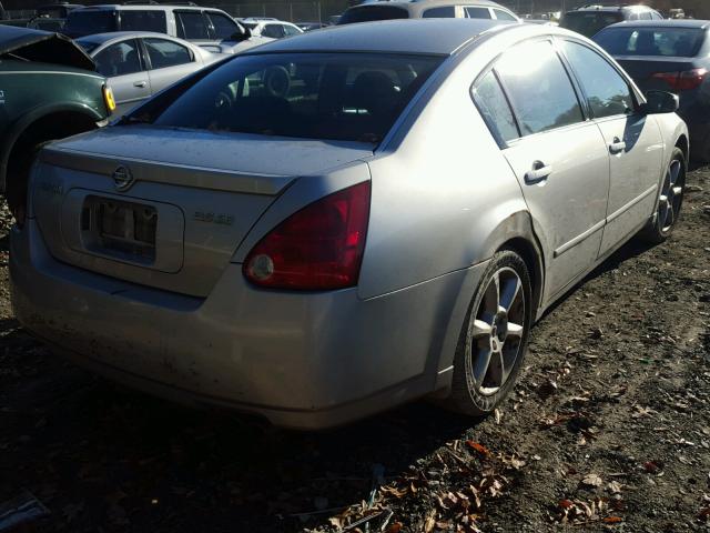 1N4BA41EX6C865269 - 2006 NISSAN MAXIMA SE SILVER photo 4