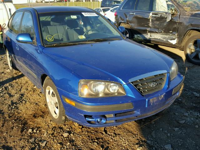 KMHDN56D66U180995 - 2006 HYUNDAI ELANTRA GL BLUE photo 1