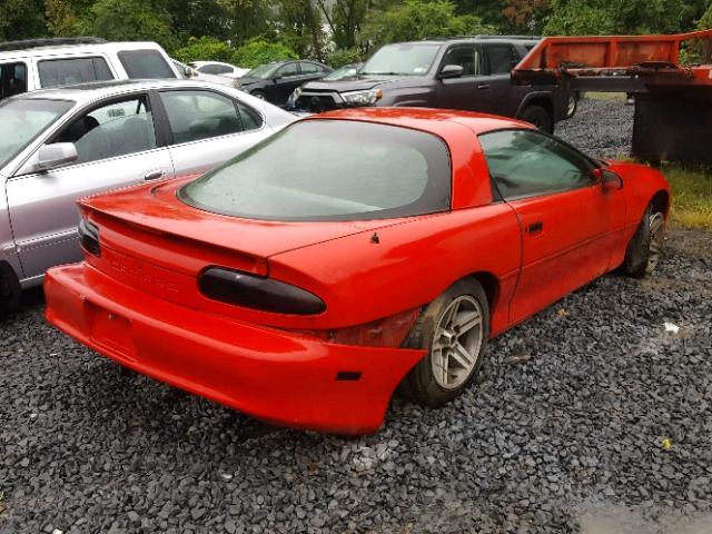 2G1FP22KXT2103986 - 1996 CHEVROLET CAMARO BAS RED photo 4