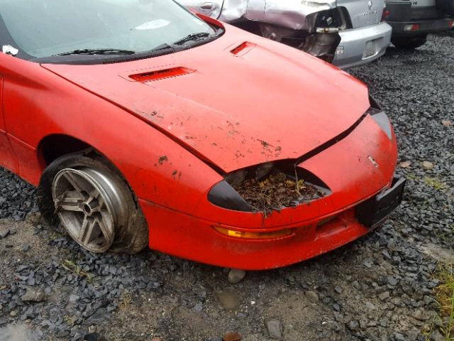 2G1FP22KXT2103986 - 1996 CHEVROLET CAMARO BAS 红色 照片 9