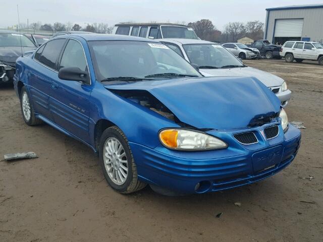 1G2NF52T3YC542944 - 2000 PONTIAC GRAND AM S BLUE photo 1