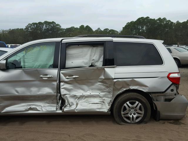 5FNRL38747B094493 - 2007 HONDA ODYSSEY EX SILVER photo 10