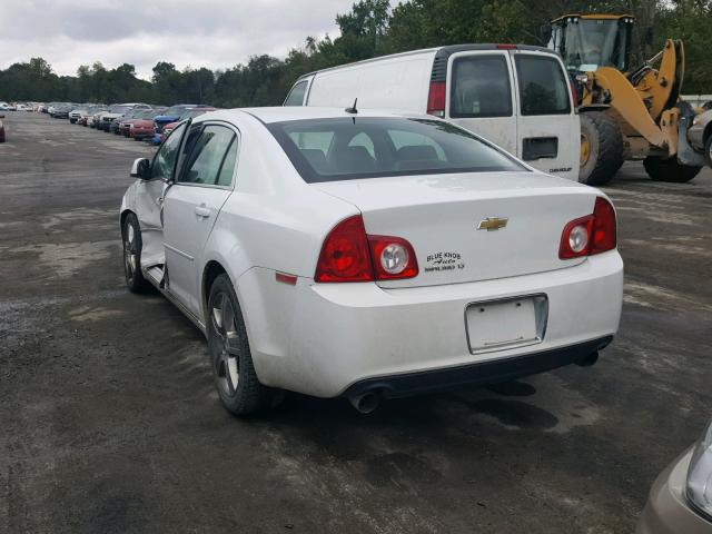 1G1ZD5E76BF376709 - 2011 CHEVROLET MALIBU 2LT WHITE photo 3