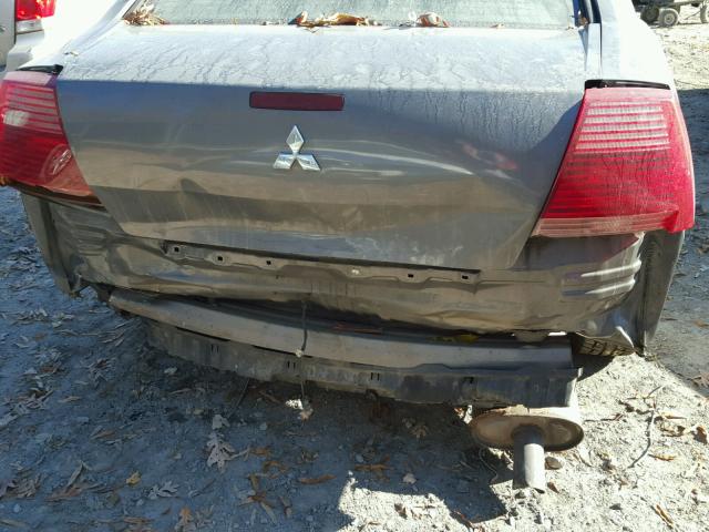 4A3AB36F34E139282 - 2004 MITSUBISHI GALANT ES GRAY photo 9