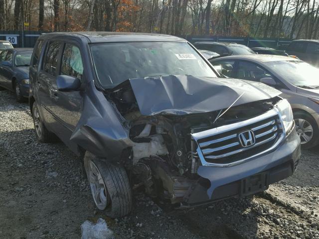 5FNYF4H57DB034940 - 2013 HONDA PILOT EXL GRAY photo 1