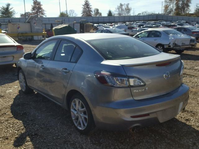 JM1BL1W51C1617916 - 2012 MAZDA 3 S GRAY photo 3