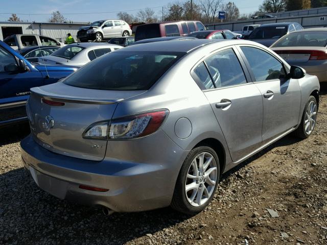 JM1BL1W51C1617916 - 2012 MAZDA 3 S GRAY photo 4