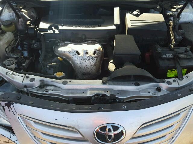 4T1BE46K89U886810 - 2009 TOYOTA CAMRY BASE SILVER photo 7