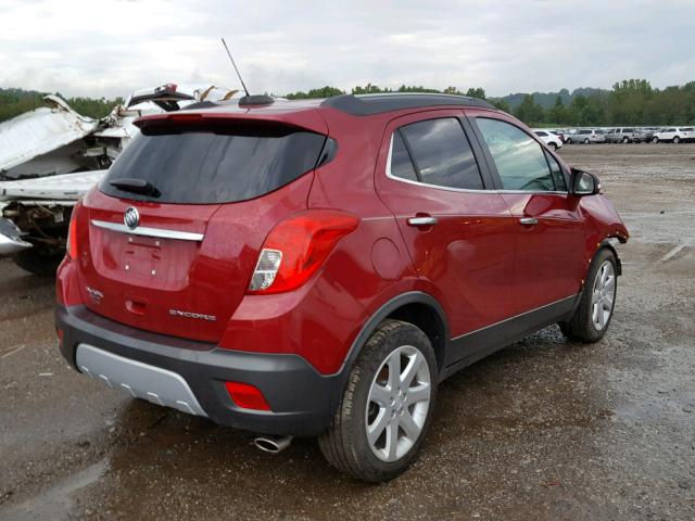 KL4CJBSB4FB170082 - 2015 BUICK ENCORE CON RED photo 4