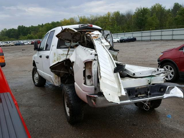 1D7KS28C76J113188 - 2006 DODGE RAM 2500 S WHITE photo 3