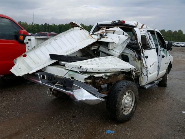 1D7KS28C76J113188 - 2006 DODGE RAM 2500 S WHITE photo 4