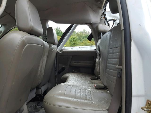 1D7KS28C76J113188 - 2006 DODGE RAM 2500 S WHITE photo 6