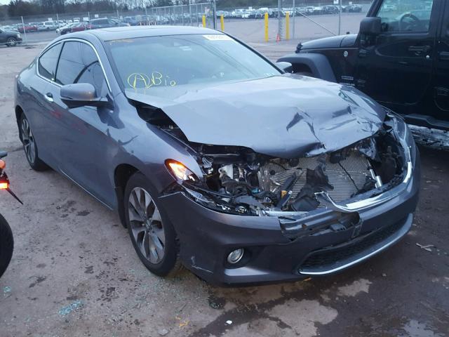 1HGCT1B85DA008416 - 2013 HONDA ACCORD EXL GRAY photo 1