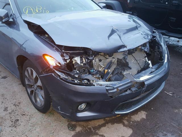 1HGCT1B85DA008416 - 2013 HONDA ACCORD EXL GRAY photo 9