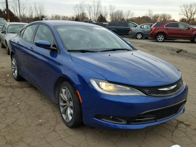 1C3CCCBB3FN737228 - 2015 CHRYSLER 200 S BLUE photo 1