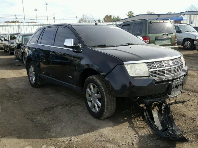 2LMDU88C67BJ13785 - 2007 LINCOLN MKX BLACK photo 1