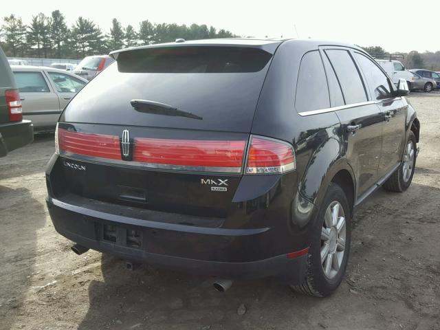 2LMDU88C67BJ13785 - 2007 LINCOLN MKX BLACK photo 4