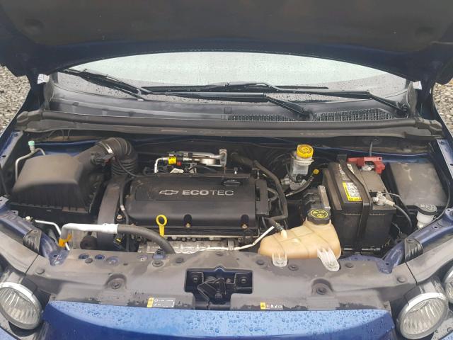 1G1JB6SH4D4203405 - 2013 CHEVROLET SONIC LS 蓝色 照片 7