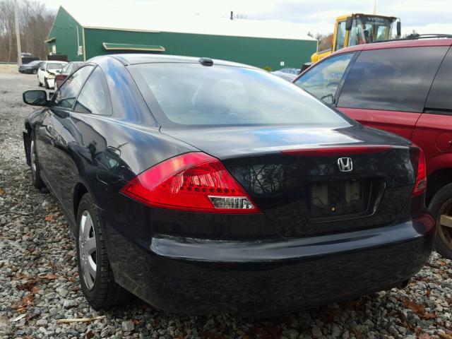 1HGCM72626A012943 - 2006 HONDA ACCORD EX BLACK photo 3