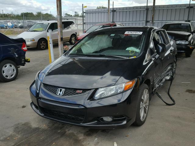 2HGFG4A52CH703334 - 2012 HONDA CIVIC SI BLACK photo 2