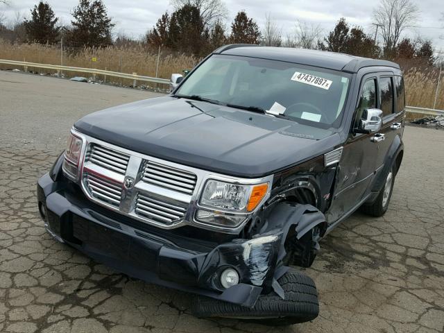 1D8GU58K29W546882 - 2009 DODGE NITRO SLT BLACK photo 2