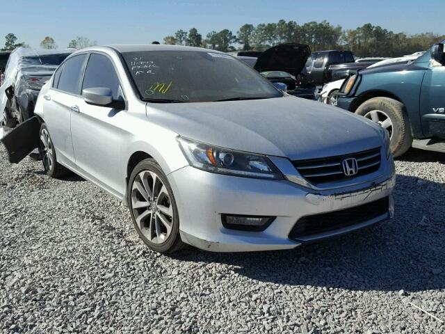 1HGCR2F52EA204450 - 2014 HONDA ACCORD SPO SILVER photo 1