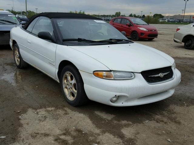 3C3EL55H7XT517029 - 1999 CHRYSLER SEBRING JX WHITE photo 1