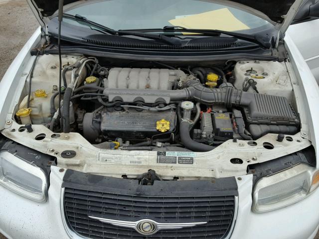 3C3EL55H7XT517029 - 1999 CHRYSLER SEBRING JX WHITE photo 7