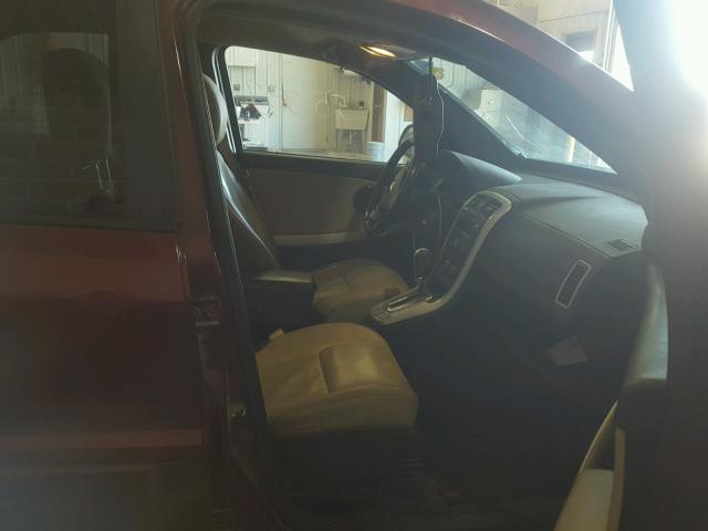 2CKDL43F086027520 - 2008 PONTIAC TORRENT BURGUNDY photo 5