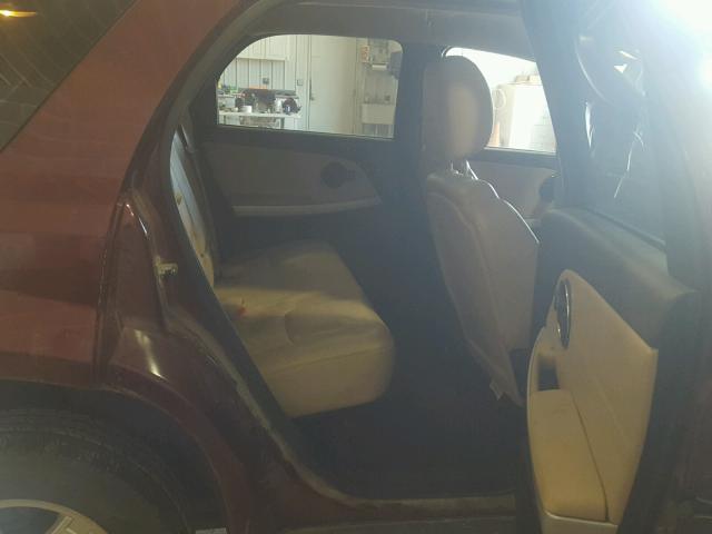 2CKDL43F086027520 - 2008 PONTIAC TORRENT BURGUNDY photo 6