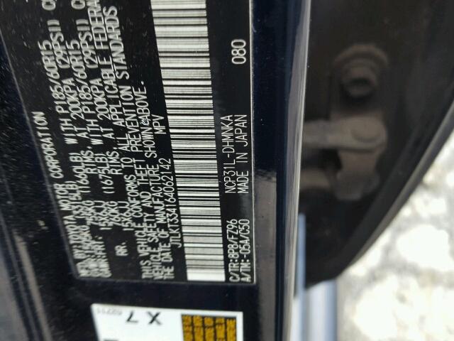 JTLKT334164062142 - 2006 TOYOTA SCION XB Көк фото 10