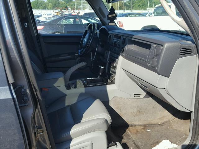 1J8HG48K97C615739 - 2007 JEEP COMMANDER Boz foto 5