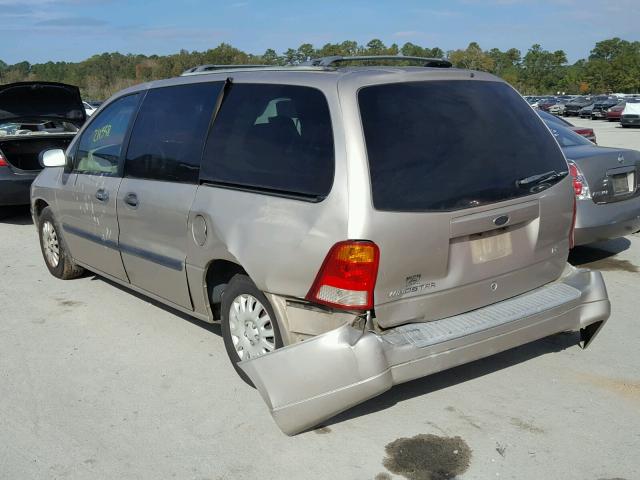 2FMZA51452BB77627 - 2002 FORD WINDSTAR L BEIGE photo 3