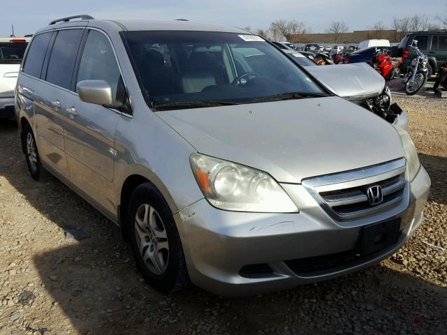 5FNRL38475B029639 - 2005 HONDA ODYSSEY EX SILVER photo 1