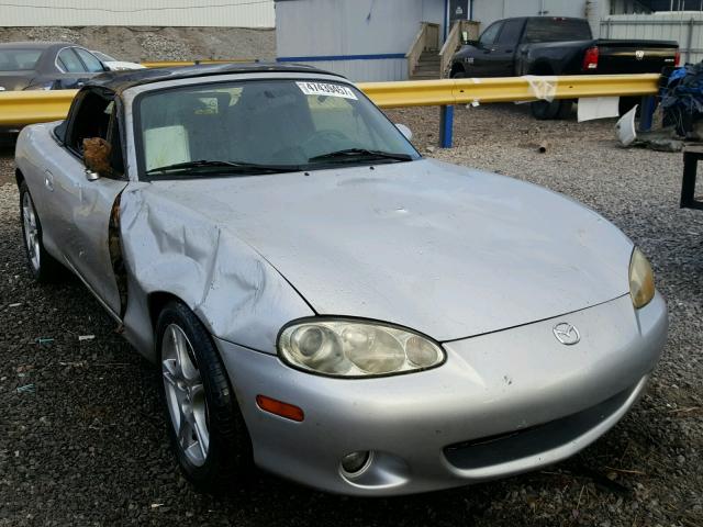 JM1NB353550412376 - 2005 MAZDA MX-5 MIATA SILVER photo 1