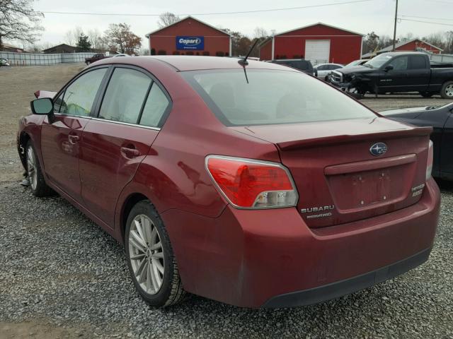 JF1GJAK69FH009248 - 2015 SUBARU IMPREZA PR MAROON photo 3