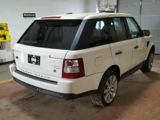 SALSK25479A214610 - 2009 LAND ROVER RANGE ROVE WHITE photo 4