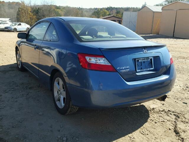 2HGFG12897H567202 - 2007 HONDA CIVIC EX Mavi foto 3
