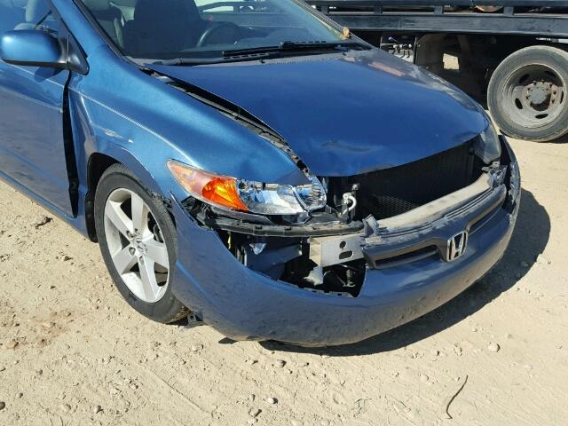 2HGFG12897H567202 - 2007 HONDA CIVIC EX Mavi foto 9