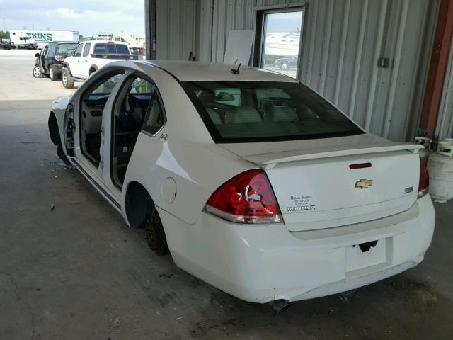 2G1WD58C189113654 - 2008 CHEVROLET IMPALA SUP WHITE photo 3