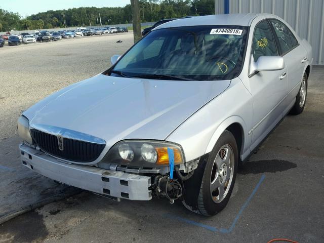 1LNHM86S71Y737175 - 2001 LINCOLN LS SILVER photo 2