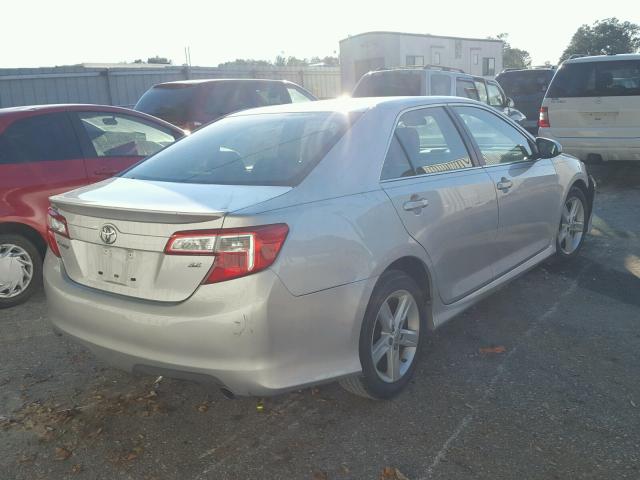 4T1BF1FK3EU339109 - 2014 TOYOTA CAMRY L SILVER photo 4