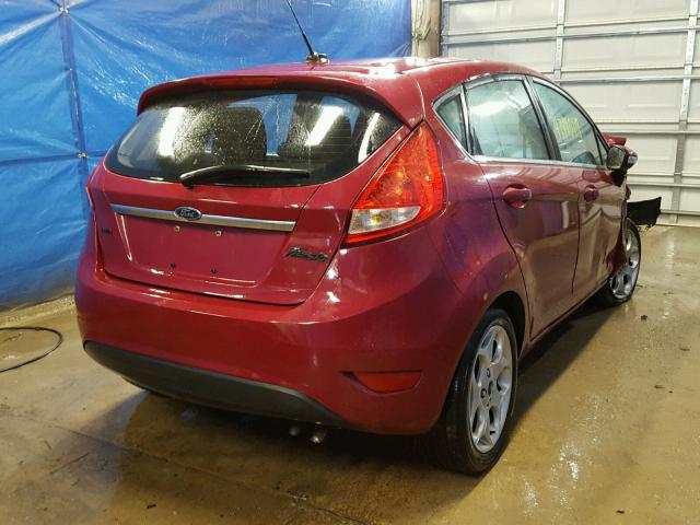 3FADP4FJ4BM102167 - 2011 FORD FIESTA SES PINK photo 4