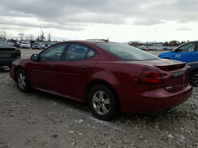 2G2WP552961181291 - 2006 PONTIAC GRAND PRIX RED photo 3