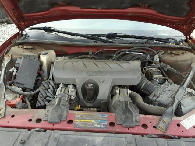 2G2WP552961181291 - 2006 PONTIAC GRAND PRIX RED photo 7