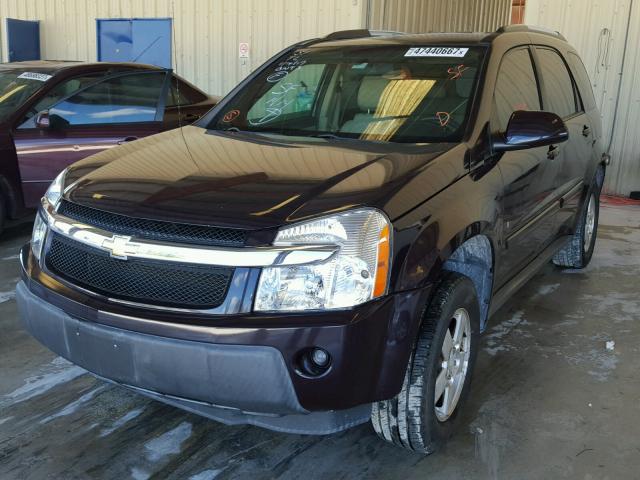 2CNDL63F366037616 - 2006 CHEVROLET EQUINOX LT BLACK photo 2