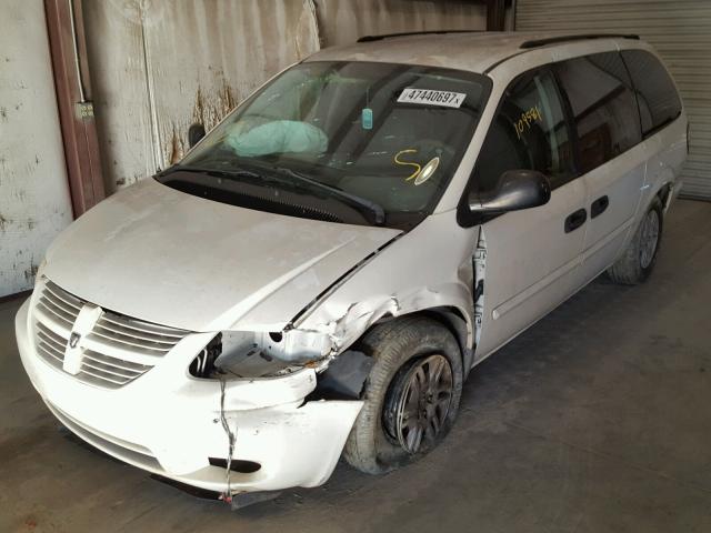 1D4GP24R35B180314 - 2005 DODGE GRAND CARA WHITE photo 2